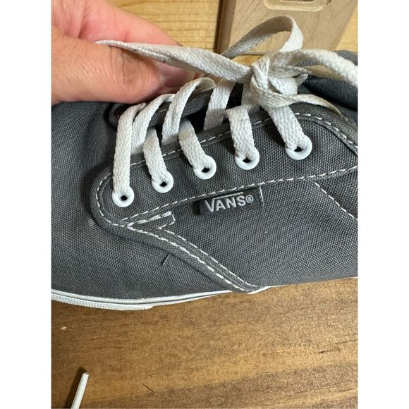 VANS Women's Size 7 Atwood Pewter Dark Gray Canvas Low Top Lace Up Sneak… - Picture 12 of 12